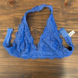 Blue bralette